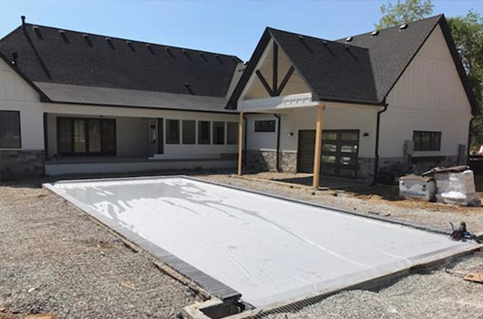 Concrete Pool Process Concrete Pool Deck Prep