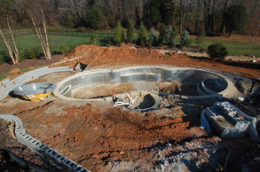 Vinyl Liner Process Prep for concrete/pavers